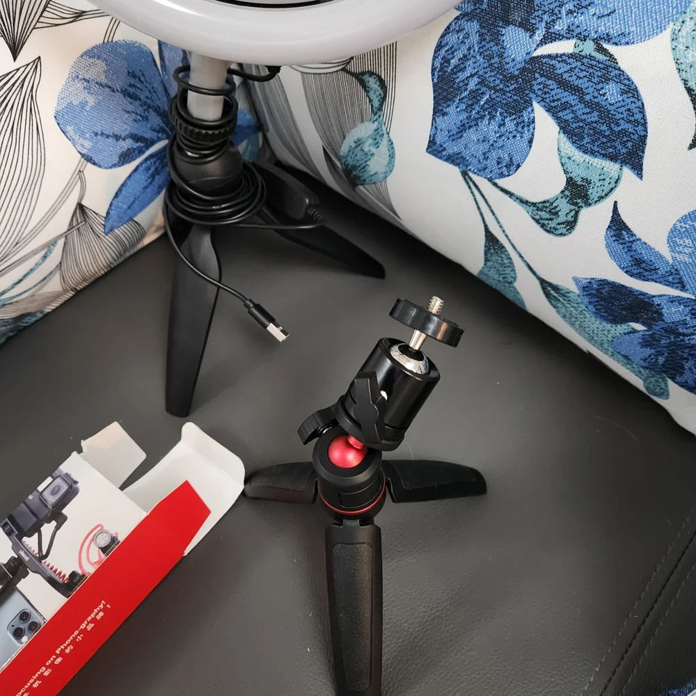 Adjustable Ring Light with Tripod
